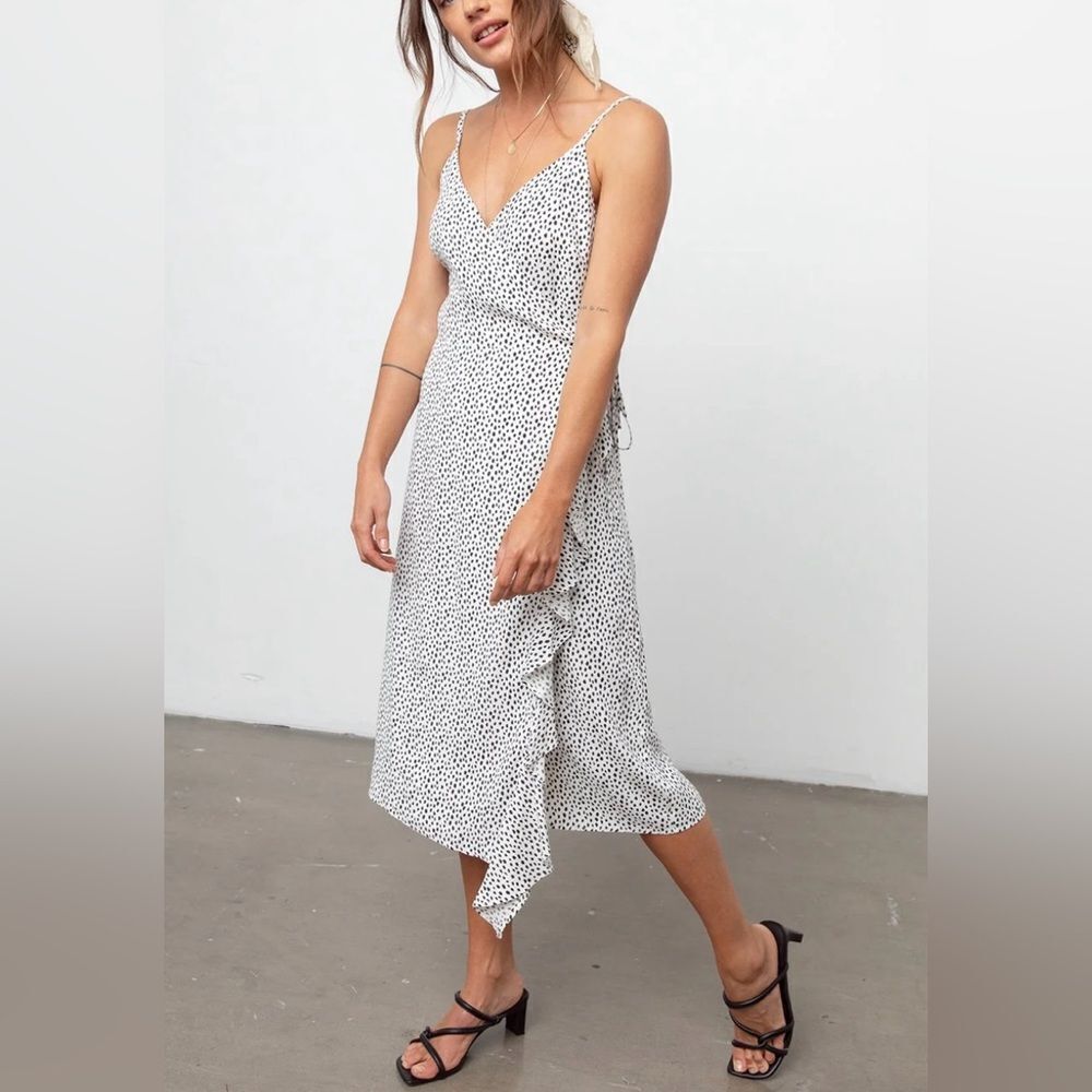 Rails Iris Polka Dot Wrap Dress